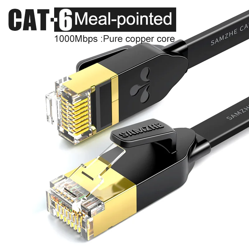 CAT6 Flat Ethernet Cable RJ45 Lan Cable Networking Ethernet Patch Cord for Computer Router Laptop Router 5m/8m/10m/15m/20m
CAT6 Flat Ethernet Cable RJ45 Lan Cable Networking Ethernet Patch Cord for Computer Router Laptop Router 5m/8m/10m/15m/20m