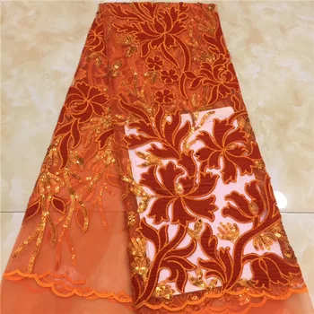 2019 Latest African Net Lace Fabric High Quality Sequins Nigerian Wedding Lace Fabrics 5Yards Sequins French Tulle net lace
2019 Latest African Net Lace Fabric High Quality Sequins Nigerian Wedding Lace Fabrics 5Yards Sequins French Tulle net lace
