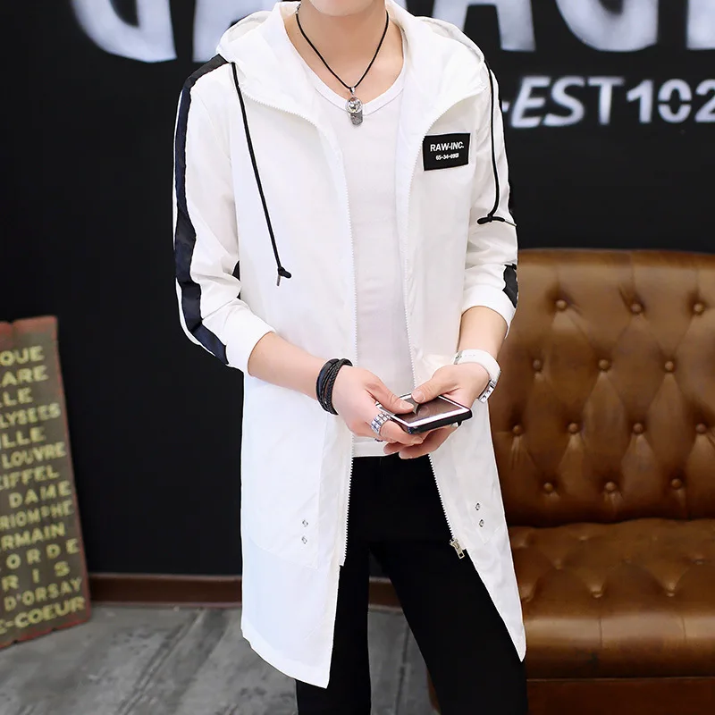 Men Mid-length Jacket 2017 Autumn Hooded Trench Coat Korean-style Slim Fit Casual Teenager MEN'S Coat
Men Mid-length Jacket 2017 Autumn Hooded Trench Coat Korean-style Slim Fit Casual Teenager MEN'S Coat