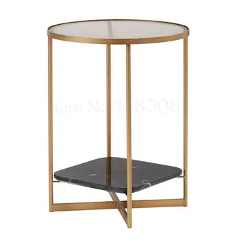 Nordic Round Double Corner Table Iron Marble Bedside Small Round Table Corner Coffee Table Light Luxury Sofa Glass Side Table
Nordic Round Double Corner Table Iron Marble Bedside Small Round Table Corner Coffee Table Light Luxury Sofa Glass Side Table