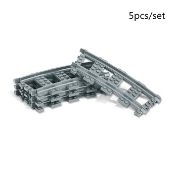 5 Pcs/Lot City Trains Train Track Rail Curved Rails Building Blocks Set Bricks Model Kids Toys Compatible With Lepining
5 Pcs/Lot City Trains Train Track Rail Curved Rails Building Blocks Set Bricks Model Kids Toys Compatible With Lepining