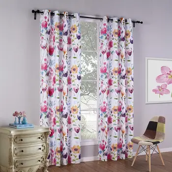 DishyKooker Spring Fashion Printing Window Curtain for Living Room Deoration Punching Style
DishyKooker Spring Fashion Printing Window Curtain for Living Room Deoration Punching Style