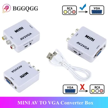 BGGQGG HD AV2VGA Video Converter Convertor Box Mini AV RCA CVBS to VGA Video Converter with 3.5mm Audio to PC HDTV Converter 
BGGQGG HD AV2VGA Video Converter Convertor Box Mini AV RCA CVBS to VGA Video Converter with 3.5mm Audio to PC HDTV Converter