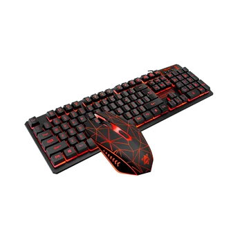 USB Wired Gaming Keyboard and Mouse Combo Waterproof 3 Color Backlit 2000DPI DPI Adjustable for Home Office
USB Wired Gaming Keyboard and Mouse Combo Waterproof 3 Color Backlit 2000DPI DPI Adjustable for Home Office
