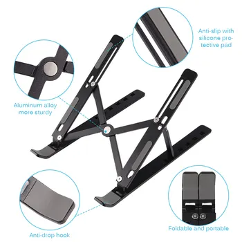 Adjustable Foldable Laptop Stand Non-Slip Desktop for Notebook Holder Laptop Stand for Macbook Air for iPad Tablet Stand Bracket
Adjustable Foldable Laptop Stand Non-Slip Desktop for Notebook Holder Laptop Stand for Macbook Air for iPad Tablet Stand Bracket