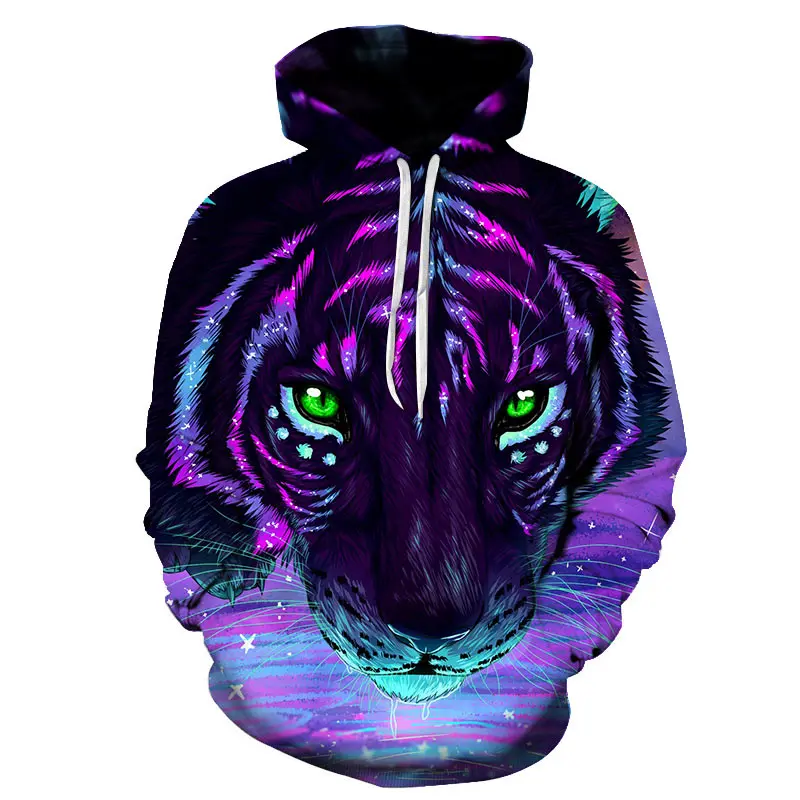 2020 Autumn And Winter New Men's Psychedelic Color Animal Pullover 3D Printing Domineering Tiger Best-Selling Casual Hoodie
2020 Autumn And Winter New Men's Psychedelic Color Animal Pullover 3D Printing Domineering Tiger Best-Selling Casual Hoodie