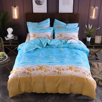 New Set Of Bed Linen Beach Starfish Pillowcase/Bed Sheet Bed Cover 2/3 Pieces Bedding Set Soft And Comfortable
New Set Of Bed Linen Beach Starfish Pillowcase/Bed Sheet Bed Cover 2/3 Pieces Bedding Set Soft And Comfortable