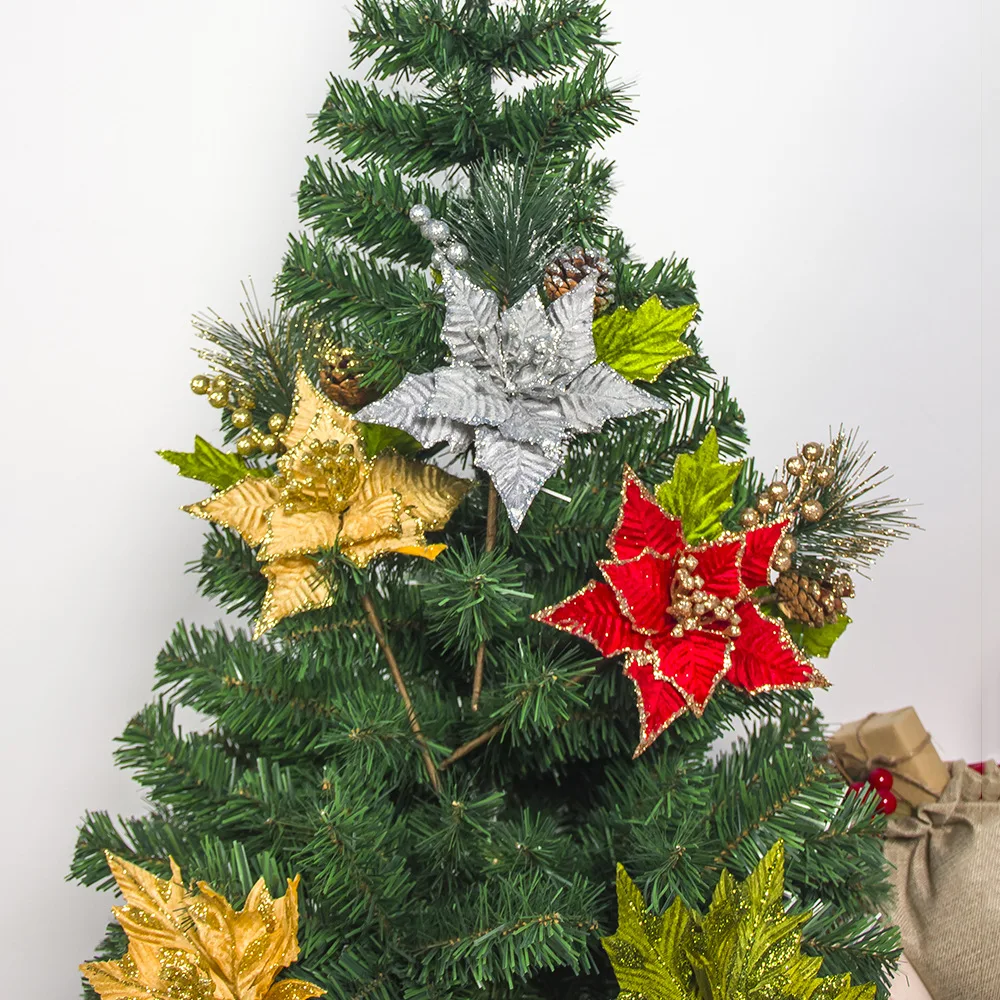 Big Decor Pine branch pine cone artificial flowers for wedding christmas tree decorations for home decoration Xmas party Decor
Big Decor Pine branch pine cone artificial flowers for wedding christmas tree decorations for home decoration Xmas party Decor