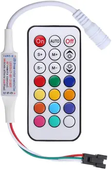 Wireless Mini RF LED Remote Controller 21Key 300 Color Modes SP103E for DC 12V WS2811 WS2812B LED Dream Color LED Strip Module P
Wireless Mini RF LED Remote Controller 21Key 300 Color Modes SP103E for DC 12V WS2811 WS2812B LED Dream Color LED Strip Module P
