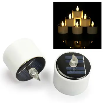1pcs Solar Power Candle Light Rechargeable Led Candles Light Multicolor Tea Lamps Creative Home Wedding Birthday Party Light
1pcs Solar Power Candle Light Rechargeable Led Candles Light Multicolor Tea Lamps Creative Home Wedding Birthday Party Light