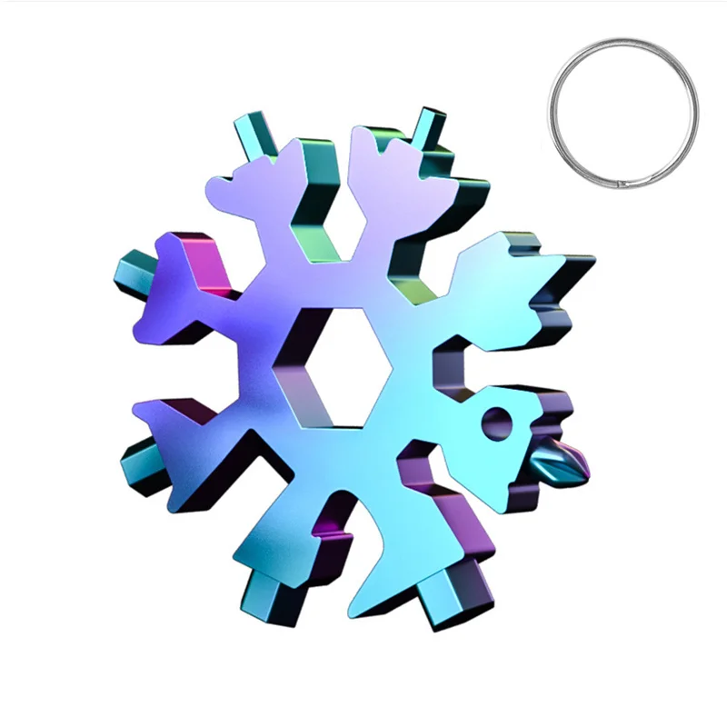 Stainless Steel Multi-function Snowflake Wrench Hexagon Mini Screwdriver Outdoor Portable Disassembly & Installation Tool Set
Stainless Steel Multi-function Snowflake Wrench Hexagon Mini Screwdriver Outdoor Portable Disassembly & Installation Tool Set