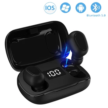New TWS Bluetooth Earphone With Microphone LED Display Wireless Bluetooth Earbuds Earphones Waterproof Noise Cancelling Headsets
New TWS Bluetooth Earphone With Microphone LED Display Wireless Bluetooth Earbuds Earphones Waterproof Noise Cancelling Headsets