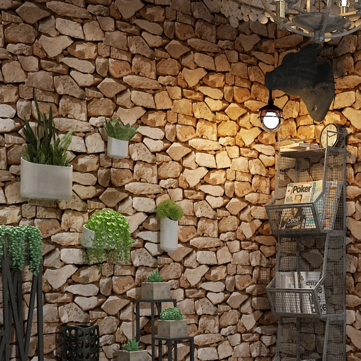 Wallpaper PVC retro 3D stereo imitation stone texture wallpaper decoration bedroom TV wall living room wallpaper 53cm x 9.5 m 8 Mallzona H9524f0df3b1049c49331ad7989970176o Wallpaper PVC retro 3D stereo imitation stone texture wallpaper decoration bedroom TV wall living room wallpaper 53cm x 9.5 m Mallzona