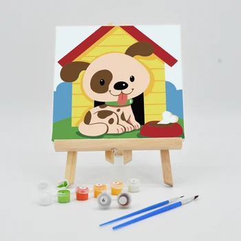 Paint Oil Paintings By Numbers For Kids 20×20cm With Frame DIY On Canvas Cartoon Dog Pictures Acrylic Children Coloring Arts
Paint Oil Paintings By Numbers For Kids 20×20cm With Frame DIY On Canvas Cartoon Dog Pictures Acrylic Children Coloring Arts
