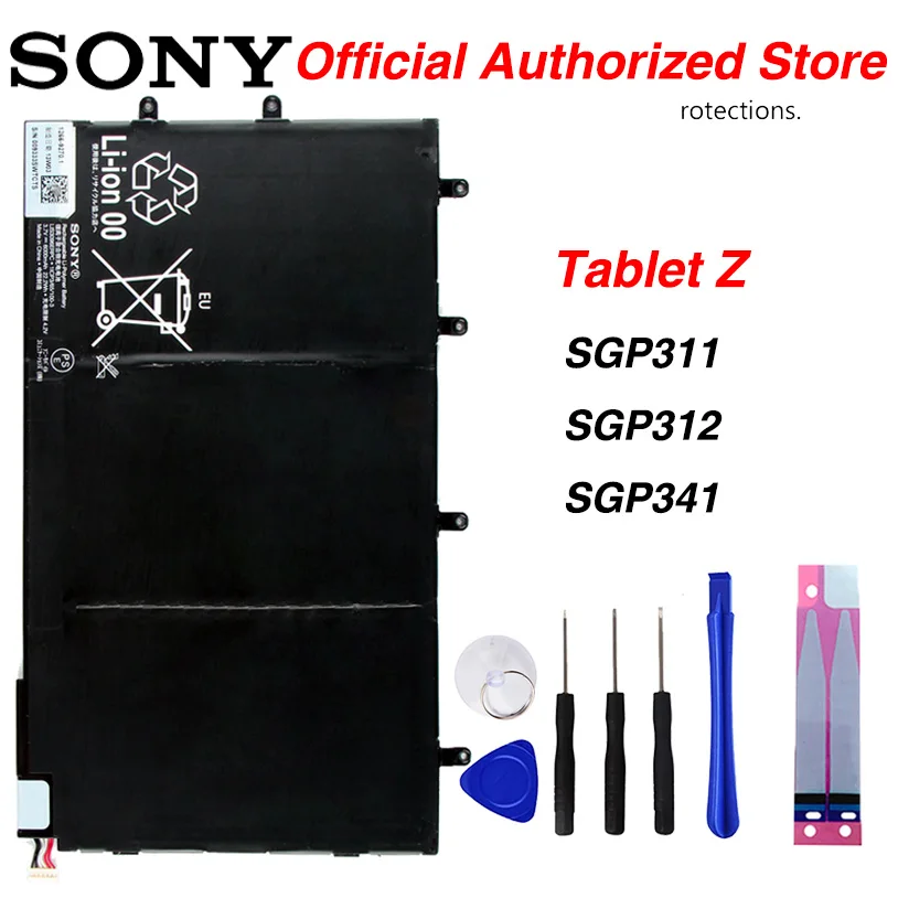 Original Sony LIS3096ERPC Battery For SONY Tablet Z SGP311 SGP312 SGP341 6000mAh
Original Sony LIS3096ERPC Battery For SONY Tablet Z SGP311 SGP312 SGP341 6000mAh