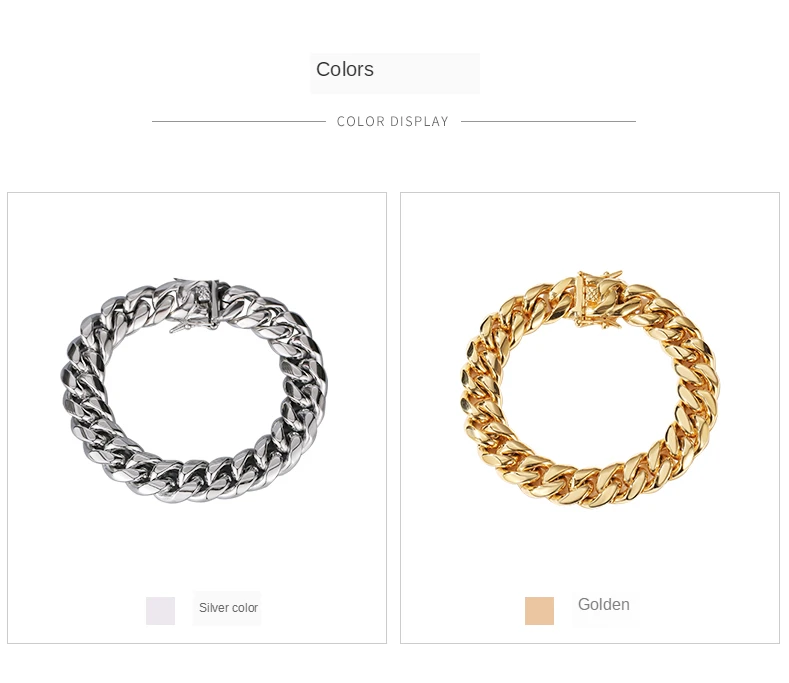 European and American punk scene Cuba bracelet hip hop male rock rap accessories instagram
European and American punk scene Cuba bracelet hip hop male rock rap accessories instagram