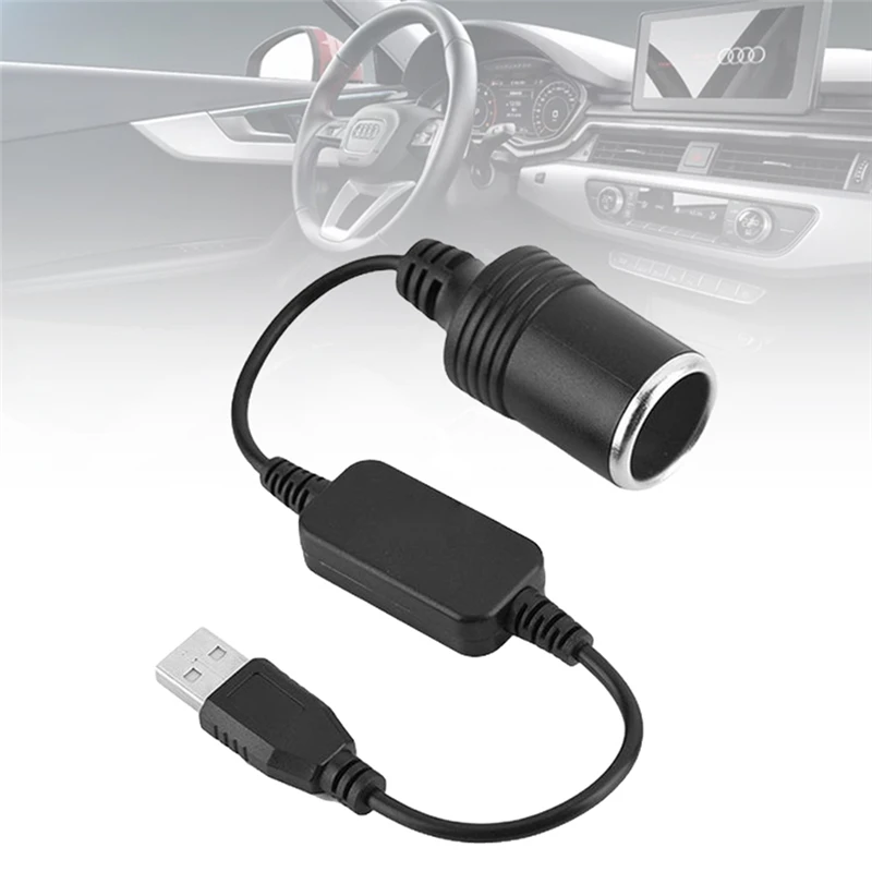 Car Cigarette Lighter Socket USB 5V To 12V Converter Adapter Wired Controller Plug Connector Adapter Auto Interior Accessories
Car Cigarette Lighter Socket USB 5V To 12V Converter Adapter Wired Controller Plug Connector Adapter Auto Interior Accessories