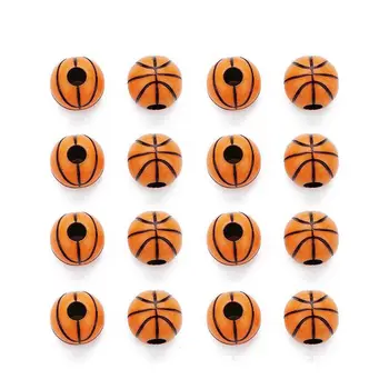 100 Pcs Basketball Round Ball Beads 12mm Sports Pony Spacer Beads Jewelry Making
100 Pcs Basketball Round Ball Beads 12mm Sports Pony Spacer Beads Jewelry Making