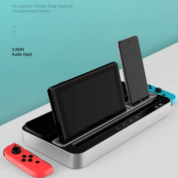 Ipega Pg-9119 Charging Base For- Switch Multi-Purpose Charging Socket With Audio Speaker Function
Ipega Pg-9119 Charging Base For- Switch Multi-Purpose Charging Socket With Audio Speaker Function