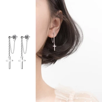 Mocanie New 925 Sterling Silver Long Chain Tassel Cross Dangle Earring for Women Light Beads Drop Earring Fine Jewelry Girl Gift
Mocanie New 925 Sterling Silver Long Chain Tassel Cross Dangle Earring for Women Light Beads Drop Earring Fine Jewelry Girl Gift