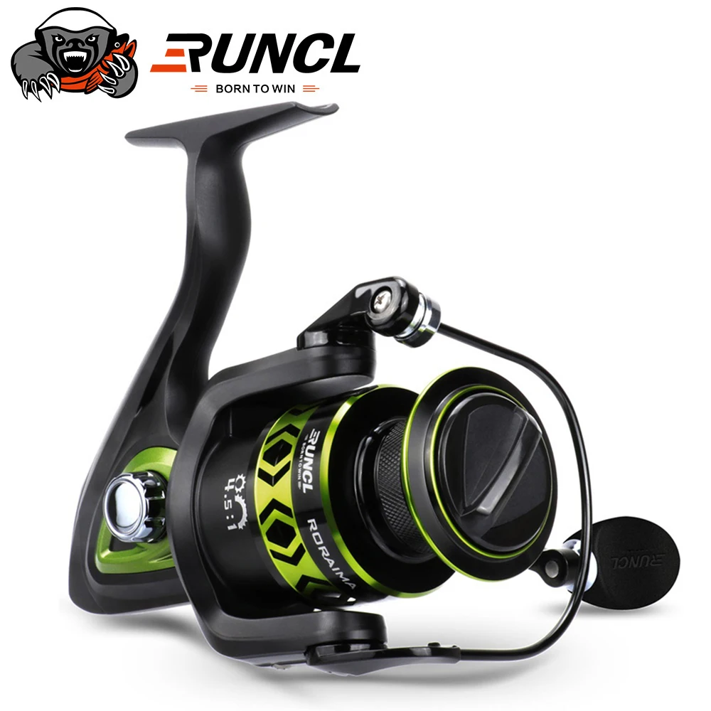 RUNCL Spinning Fishing Reel RORAIMA Max Drag 8kg 5.2:1 High Speed Metal Spool Spinning Reel Saltwater Reel carp Reel Fishing
RUNCL Spinning Fishing Reel RORAIMA Max Drag 8kg 5.2:1 High Speed Metal Spool Spinning Reel Saltwater Reel carp Reel Fishing
