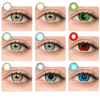 2Pcs/Pair Colorful Series Colored Contact Lenses for Eyes Colored Color Contact Lens Crazy Lenses Eyes Halloween Contact Lenses
2Pcs/Pair Colorful Series Colored Contact Lenses for Eyes Colored Color Contact Lens Crazy Lenses Eyes Halloween Contact Lenses