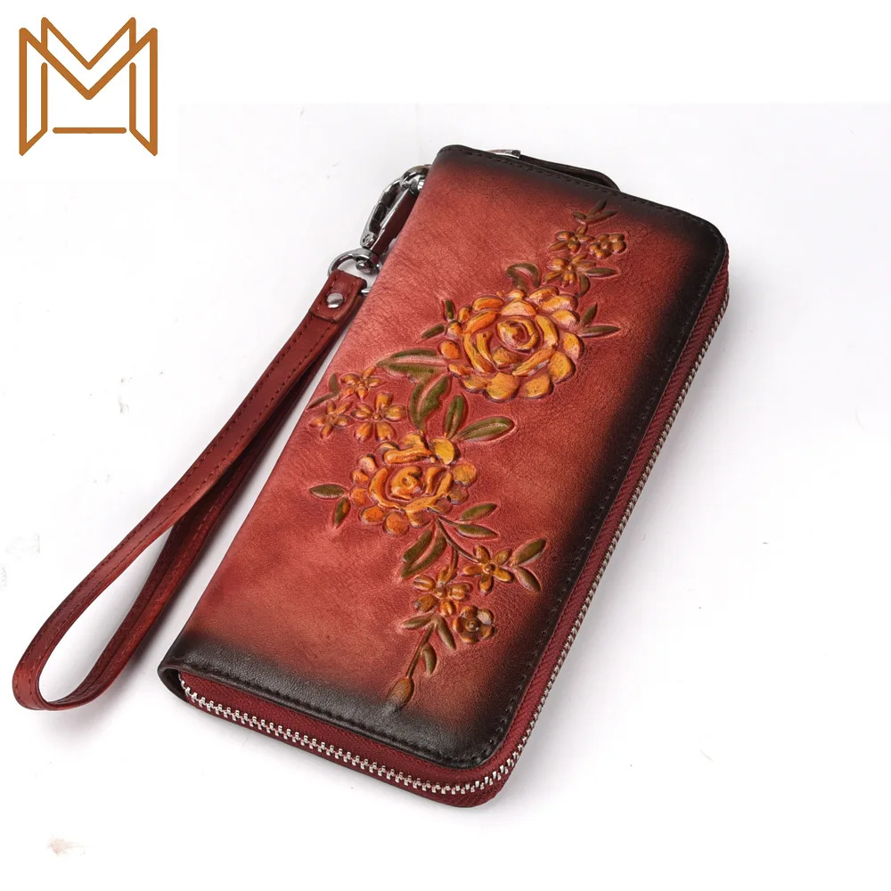 High Skin Zipper Package Genuine Leather Head Layer Cowhide Manual Color Leisure Time Hand Package Wallet
High Skin Zipper Package Genuine Leather Head Layer Cowhide Manual Color Leisure Time Hand Package Wallet