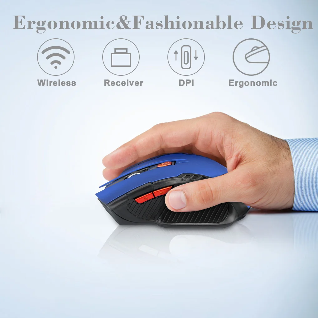 2.4GHz Wireless Optical Mouse Gamer New Game Wireless Mice with USB Receiver Mause for PC Gaming Laptops
2.4GHz Wireless Optical Mouse Gamer New Game Wireless Mice with USB Receiver Mause for PC Gaming Laptops