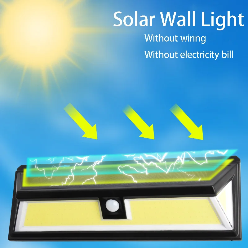Solar Led Light Outdoor 180COB 118Led Solar Light Pir Motion Sensor Outdoor Led Light Outdoor Sensor Wall Lamp Aplique Exterior
Solar Led Light Outdoor 180COB 118Led Solar Light Pir Motion Sensor Outdoor Led Light Outdoor Sensor Wall Lamp Aplique Exterior