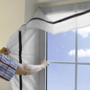 모바일 에어컨용 에어 락 창문 씰 천 플레이트, 에어컨 유닛, 방수 소프트 홈 플렉시블