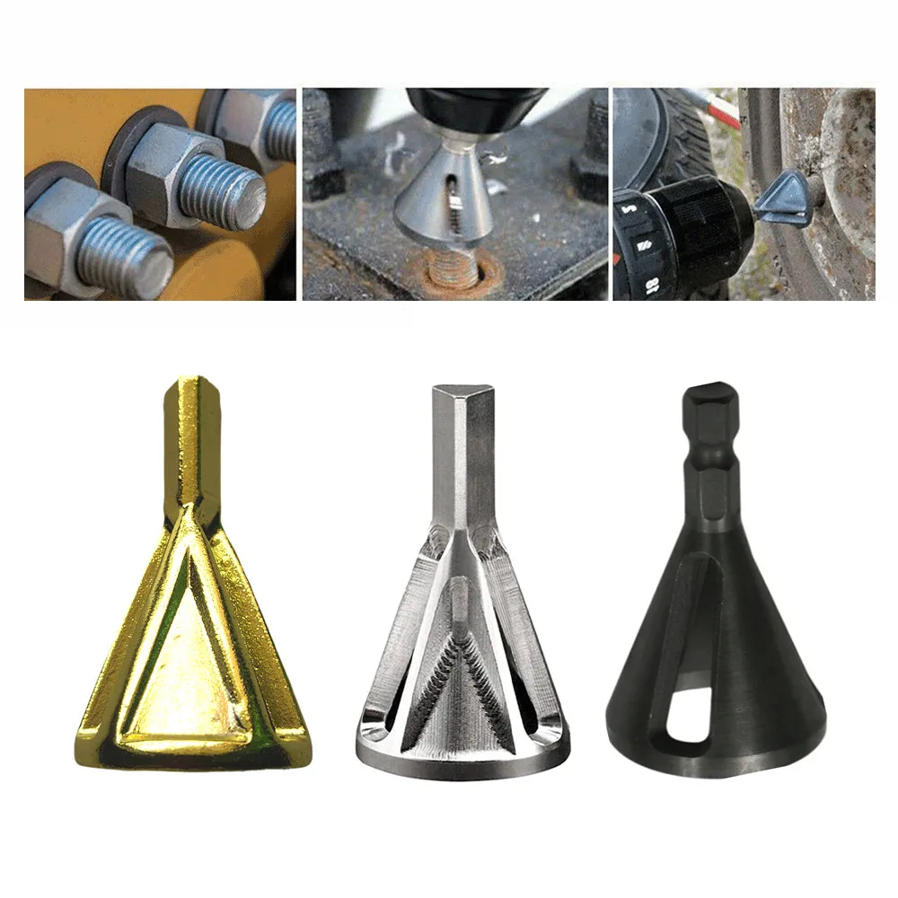 Remove Deburring External Chamfer Tool Drill Bit Home DIY Workshop Triangle Hexagon Shank Bolt Rebar Burr Removal Tool Parts
Remove Deburring External Chamfer Tool Drill Bit Home DIY Workshop Triangle Hexagon Shank Bolt Rebar Burr Removal Tool Parts