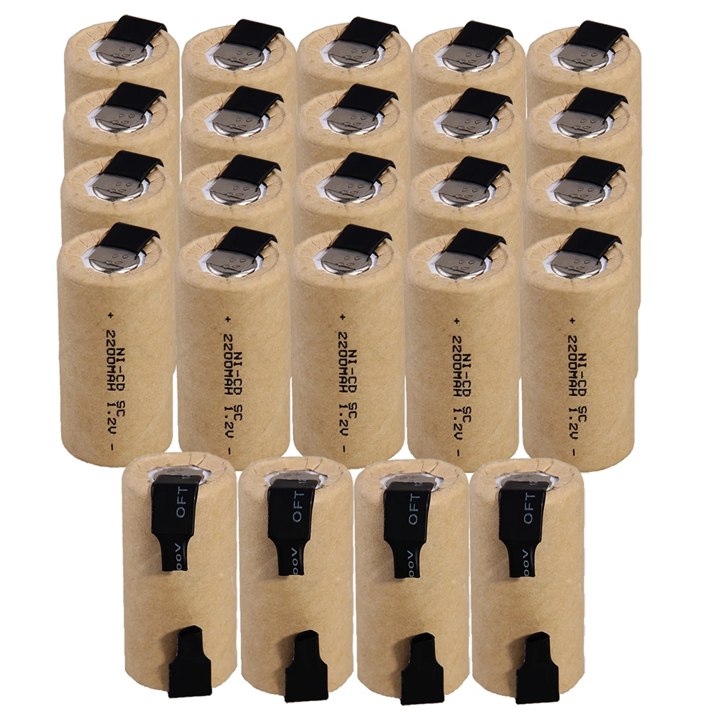 Отвертка электрическая дрель батарея 24 шт SC ni cd 1 2 v 2200mah nicd аккумулятор банк