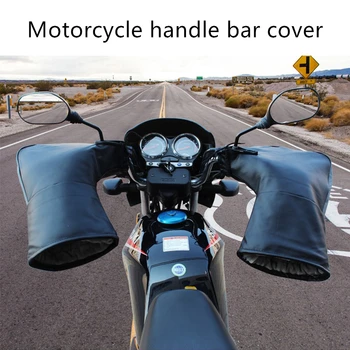 Winter Thermal Motorcycle Handlebar Gloves with Reflective Strip Windproof Waterproof Warm Motorbike Handle bar Hand Cover Muffs 
Winter Thermal Motorcycle Handlebar Gloves with Reflective Strip Windproof Waterproof Warm Motorbike Handle bar Hand Cover Muffs