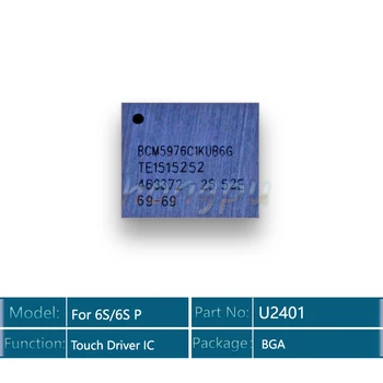 

5pcs/lot U2401/BCM5976 Screen Controller ic for iPhone 6/6 Plus 6P 6G White Meson Driver Touch ic chip BCM5976C1KUB6G
