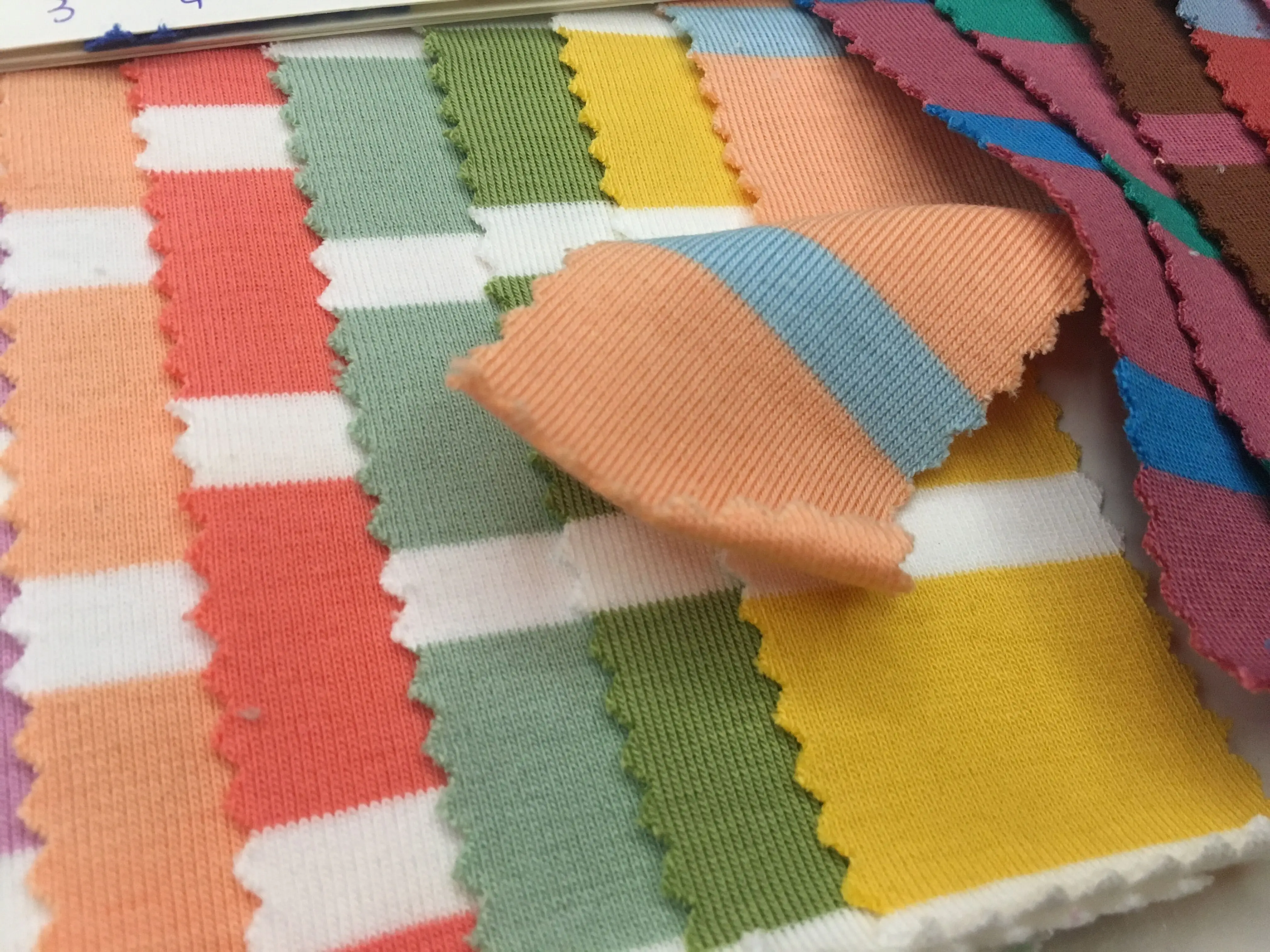 Оптовая продажа напрямую с фабрики полосатая трикотажная ткань N001 #|knit fabric|jersey knit