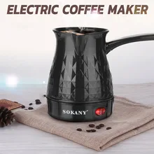 

500ml Coffee Maker 600W Electric Coffee Percolato Coffee Pot Portable Espresso Machine Fast Heat Resistant EU Plug Waterproof