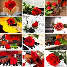 5D Diamond Painting Flower Rose Diamond Embroidery Sale Scenery Piano Diamond Mosaic Rhinestone Violin Picture Home Decoration 
5D Diamond Painting Flower Rose Diamond Embroidery Sale Scenery Piano Diamond Mosaic Rhinestone Violin Picture Home Decoration