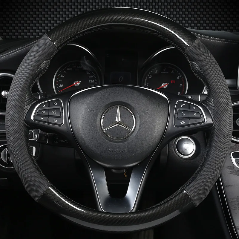New Style Roewe I6 Steering Wheel Cover Leather Ei6 I5 RX3 RX5 RX8 750 Four Seasons Universal Car Grip Cover
New Style Roewe I6 Steering Wheel Cover Leather Ei6 I5 RX3 RX5 RX8 750 Four Seasons Universal Car Grip Cover