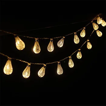 LED String Light Christmas Tree 10LED Lamp Iron Water Drop Lantern Ball Fairy String Rope suit for Home Party Decoration
LED String Light Christmas Tree 10LED Lamp Iron Water Drop Lantern Ball Fairy String Rope suit for Home Party Decoration