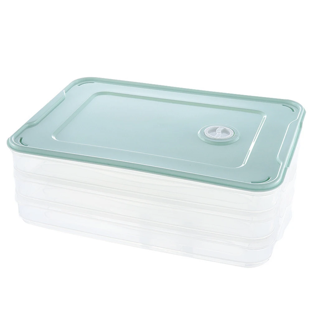 1pc Dumpling Storage Box Plastic Transparent Sealed Box Kitchen Crisper Food Container For Freezer Refrigerator Fridge
1pc Dumpling Storage Box Plastic Transparent Sealed Box Kitchen Crisper Food Container For Freezer Refrigerator Fridge