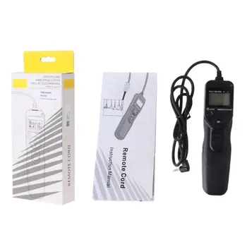RS-60E3 LCD Timer Shutter Release Remote Control Cable Cord for Canon EOS 1300D 1100D 1200D 1000D 100D 350D 500D 550D 650D 700D
RS-60E3 LCD Timer Shutter Release Remote Control Cable Cord for Canon EOS 1300D 1100D 1200D 1000D 100D 350D 500D 550D 650D 700D