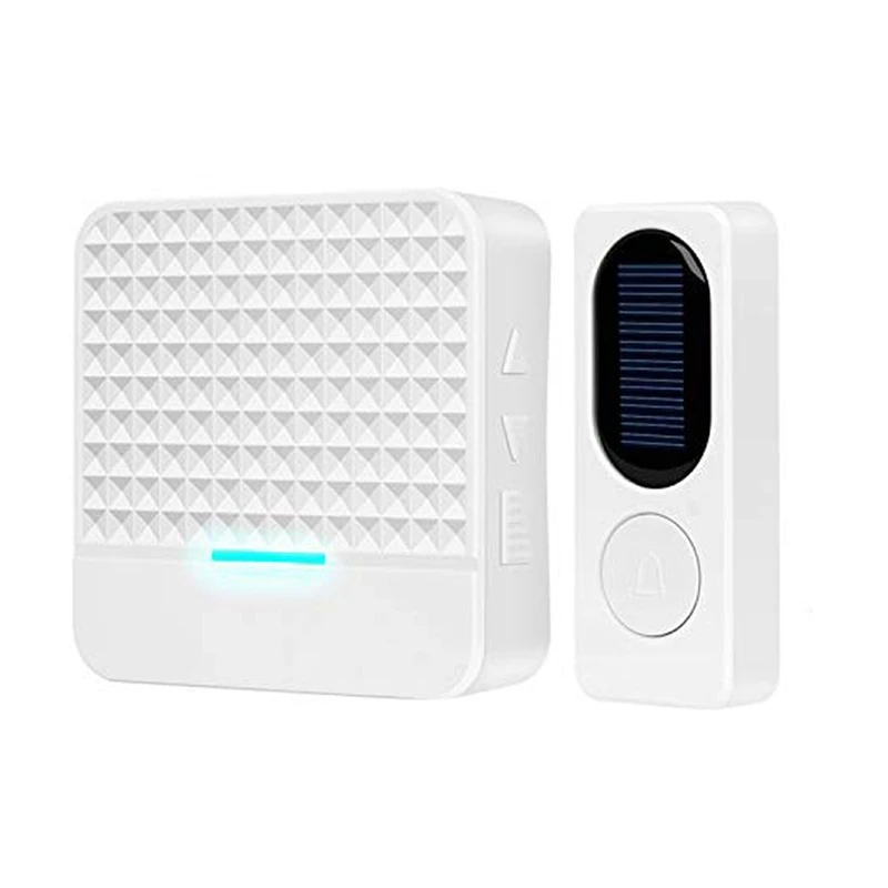 Wireless Doorbell With Led Night Light,Solar Door Bell Ring Waterproof Chime Kit No Batteries Required Remote Panel Push Button
Wireless Doorbell With Led Night Light,Solar Door Bell Ring Waterproof Chime Kit No Batteries Required Remote Panel Push Button