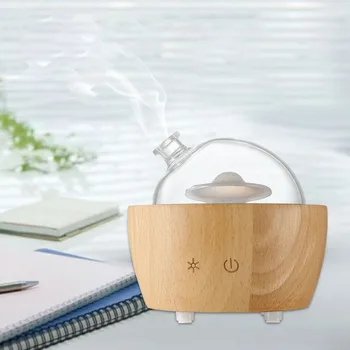 Air Humidifier Wood Grain Humidifier Aromatherapy Essential Oil Diffuser with 7 Color Options Creative Mist Makers for Home
Air Humidifier Wood Grain Humidifier Aromatherapy Essential Oil Diffuser with 7 Color Options Creative Mist Makers for Home