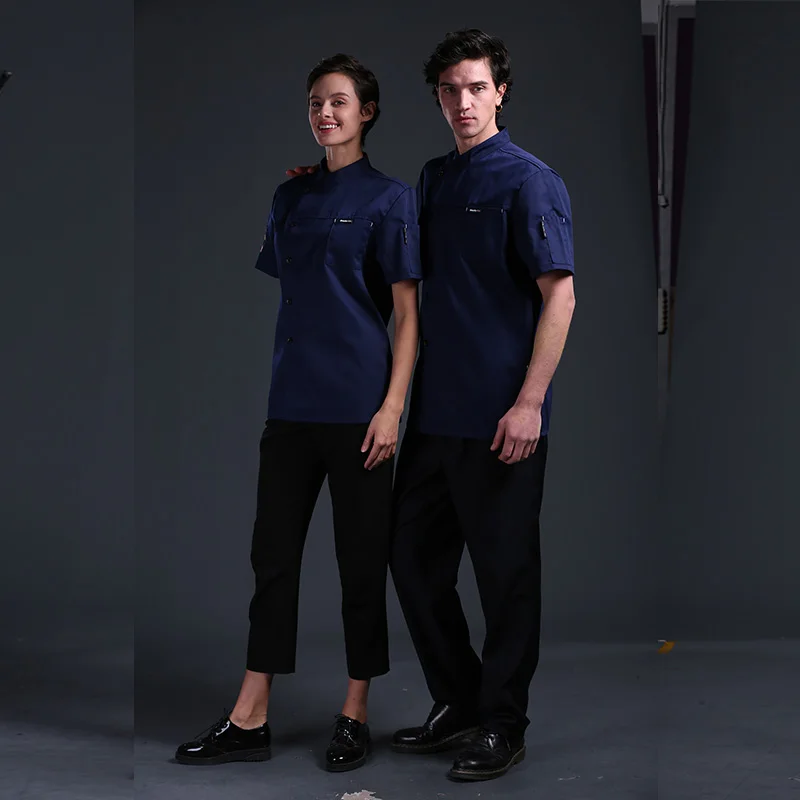 Chef Jacket Restaurant Uniform Bakery Food Service Short Sleeve Breathable Double Breasted chef uniform Kitchen clothes
Chef Jacket Restaurant Uniform Bakery Food Service Short Sleeve Breathable Double Breasted chef uniform Kitchen clothes