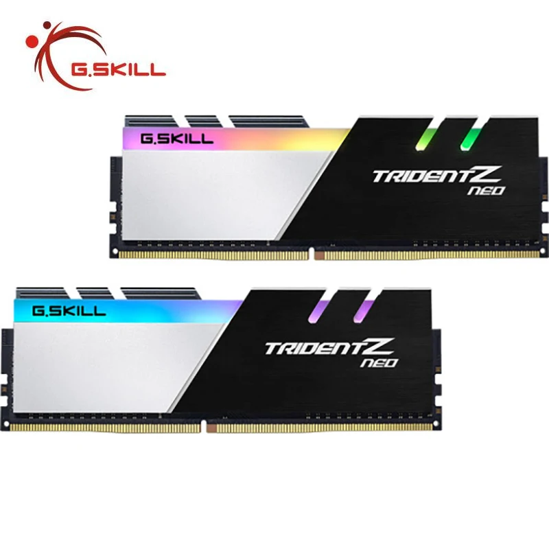 Фото G.Skill Trident Z Neo Series 16 ГБ 32 64 Гб 288-Pin SDRAM DDR4 3200 3600 3800 4000 МГц 1 35 в двухканальная Модель