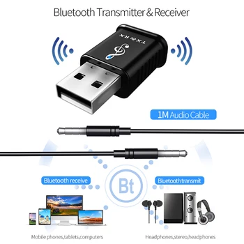MSD168 USB Wireless Audio Adapter 4 in 1 Bluetooth Transmitter Receiver BT 5.0 Wireless Audio Adapter Dongle for TV Car Speaker
MSD168 USB Wireless Audio Adapter 4 in 1 Bluetooth Transmitter Receiver BT 5.0 Wireless Audio Adapter Dongle for TV Car Speaker