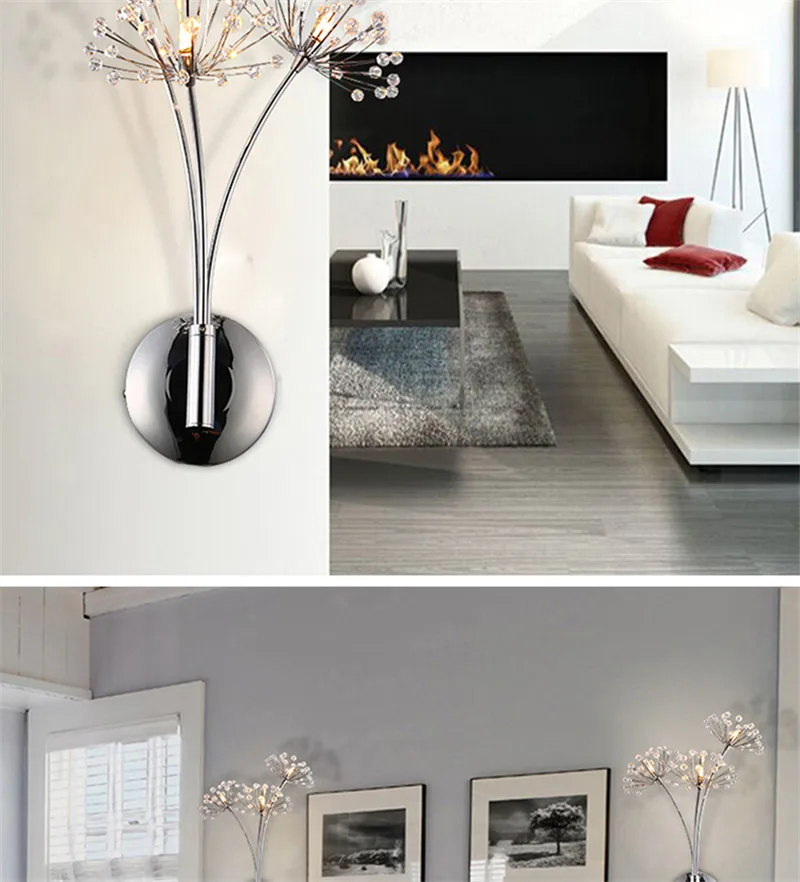 Modern Nordic Style Dandelion Wall Lamp Light Fixtures For Home Modern Nordic Style Dandelion Wall Lamp Light Fixtures For Home