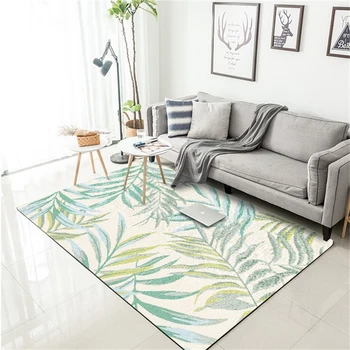 Nordic Style Carpets Minimalist Fresh Green Leaves Living Room Decor Non-Slip Floor Mat Bedroom Bedside Kids Play Tent Area Rugs
Nordic Style Carpets Minimalist Fresh Green Leaves Living Room Decor Non-Slip Floor Mat Bedroom Bedside Kids Play Tent Area Rugs
