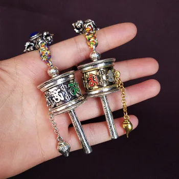 GOOD Wholesale Buddhist supplies Efficacious Amulet pocket travel bag CAR Auspicious Prayer wheel Mantra Tibet Buddha Pendant
GOOD Wholesale Buddhist supplies Efficacious Amulet pocket travel bag CAR Auspicious Prayer wheel Mantra Tibet Buddha Pendant