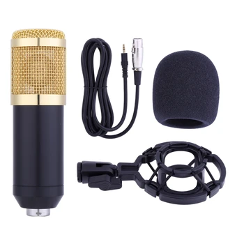 Professional Condenser Microphone Pro Audio Studio Vocal Recording Mic Player with Stand for Computer Karaoke
Professional Condenser Microphone Pro Audio Studio Vocal Recording Mic Player with Stand for Computer Karaoke